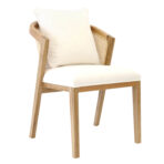 Kursi Makan Modern Minimalis Carrie Kayu Jati