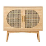 Bufet 2 Pintu Minimalis Kayu Jati