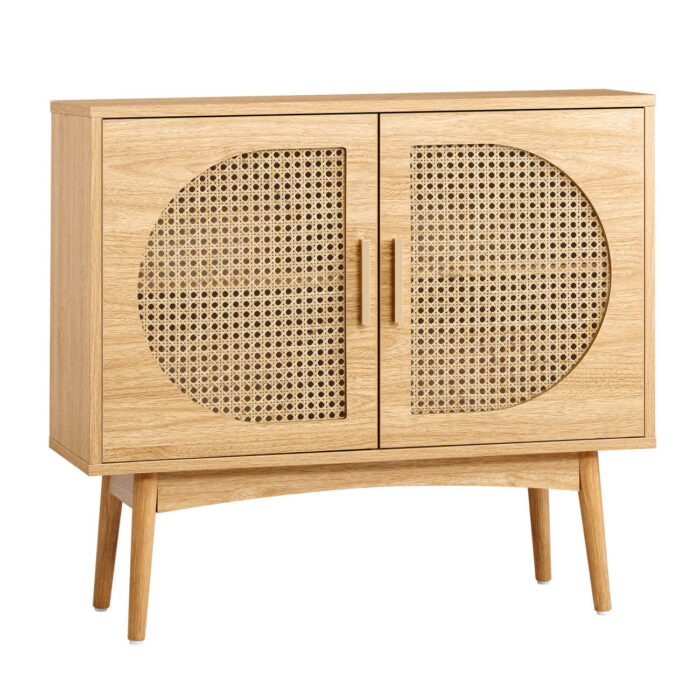 Bufet 2 Pintu Minimalis Kayu Jati