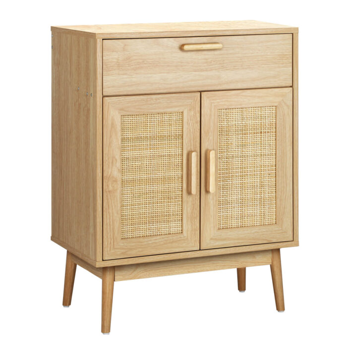 Buffet Minimalis Kayu Jati Kombinasi Rotan Buffet Minimalis Kayu Jati Kombinasi Rotan