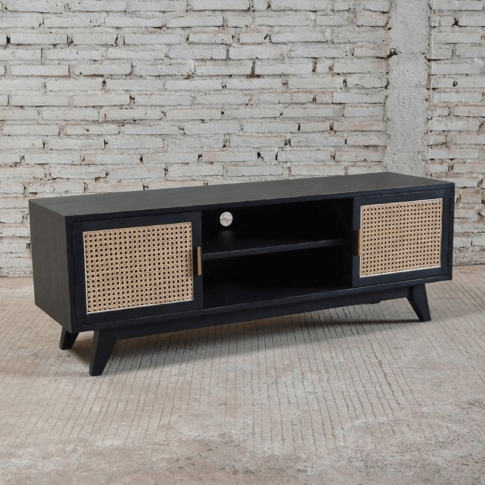 Meja TV Minimalis Hitam Meja TV Minimalis Hitam