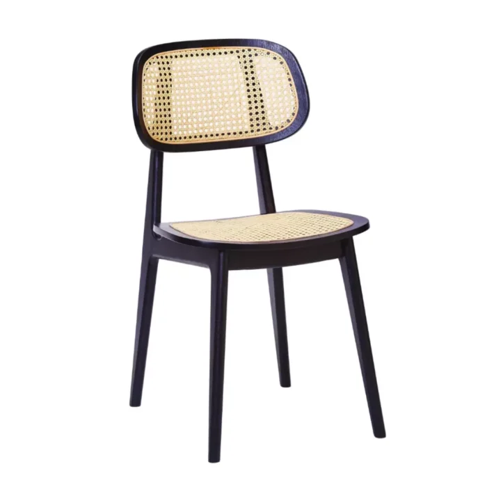 Kursi Makan Jati Hitam Retro