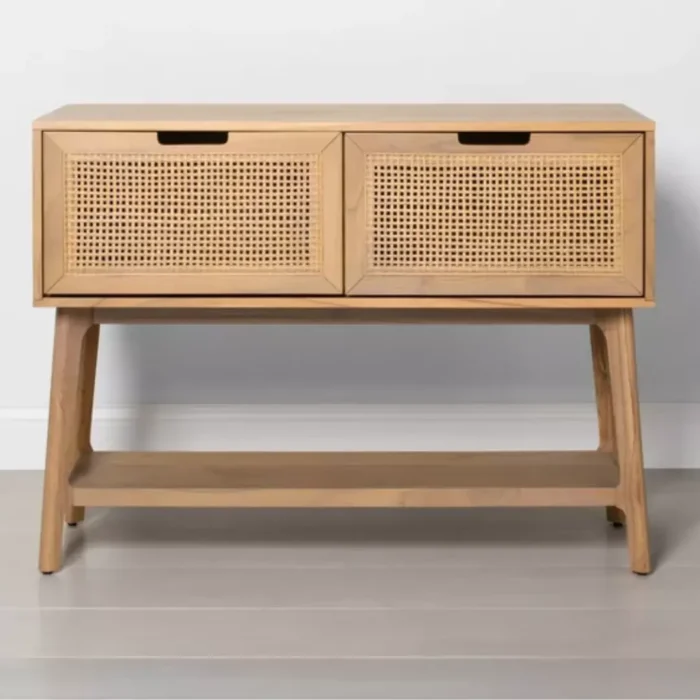 Meja Console 2 Laci Besar Kayu Jati Meja Console 2 Laci Besar Kayu Jati