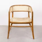 Armchair Jati Retro Kombinasi Rotan Jepara