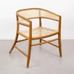 Armchair Jati Retro Kombinasi Rotan Jepara