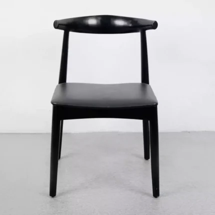 Kursi Makan Tanduk Caffee Retro Kayu Jati Warna Hitam