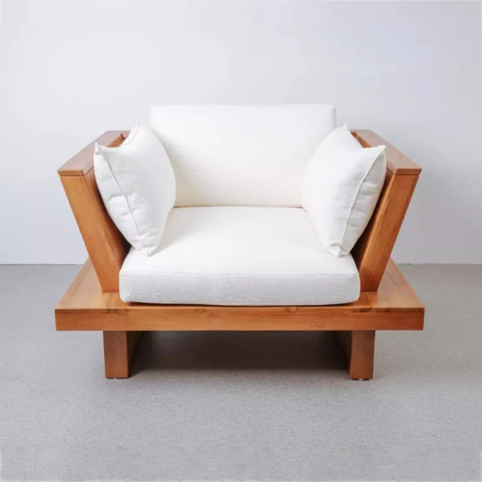 Sofa Jati Minimalis 1 Seater