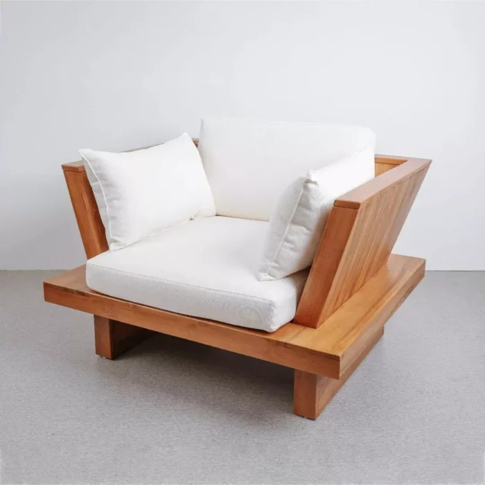 Sofa Jati Minimalis 1 Seater