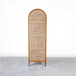 Lemari Penyimpanan Jati Kombinasi Anyaman Rotan