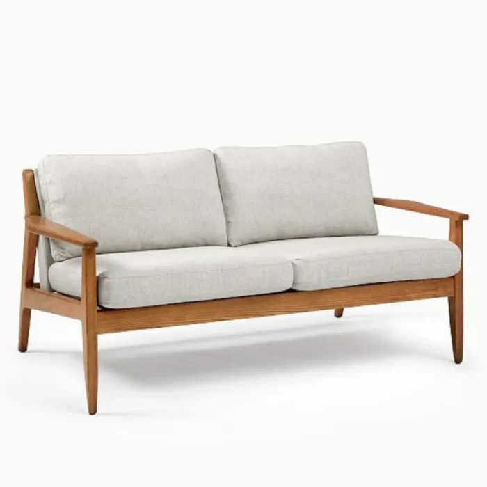 Sofa Retro 2 Seater Rangka Kayu Jati