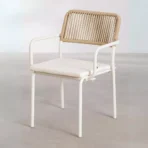 Kursi Armchair Minimalis Rangka Besi