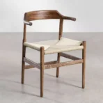 Kursi Makan Jati Model Retro Dudukan Loom