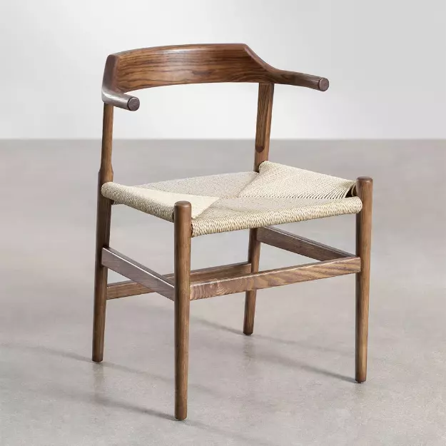 Kursi Makan Jati Model Retro Dudukan Loom Kursi Makan Jati Model Retro Dudukan Loom