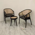 Set Kursi Teras Jati Model Mid Century