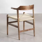 Kursi Makan Jati Model Retro Dudukan Loom