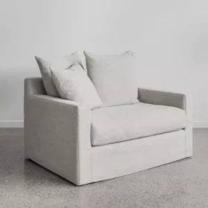 Sofa Tamu MInimalis 1 Seater Kain Fabric