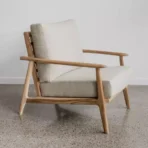 Armchair Jati Retro Jepara Kain Fabric