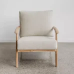 Armchair Jati Retro Jepara Kain Fabric