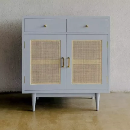 Lemari Rak Sepatu Minimalis Retro Finishing Duco