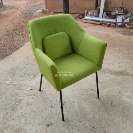 armchair minimalis frame besi
