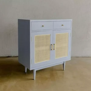 Lemari Rak Sepatu Minimalis Retro Finishing Duco