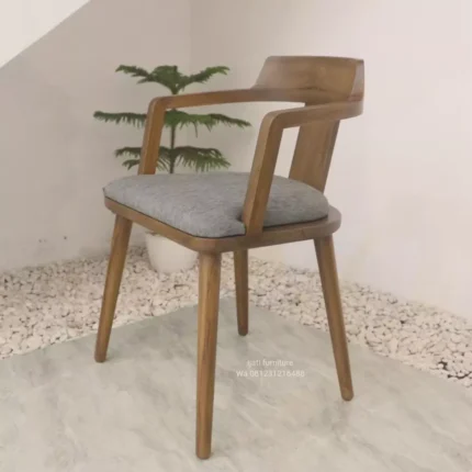 kursi makan cafe resto model retro