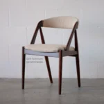 kursi makan cafe minimalis retro kayu jati