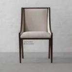 kursi cafe resto minimalis retro kayu jati