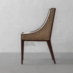 kursi cafe resto minimalis retro kayu jati