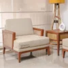 Sofa Minimalis Japandi 1 Seater