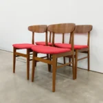 Kursi makan cafe kayu jati bergaya retro