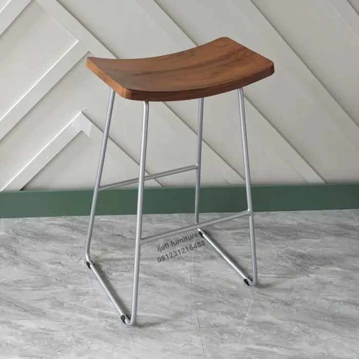 Kursi Bar Stool Industrial Frame Besi