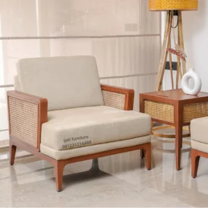 Sofa Minimalis Japandi 1 Seater
