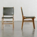 Kursi Makan Cafe Kulit Sapi