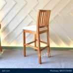 Kursi Bar Jati Walnut Minimalis