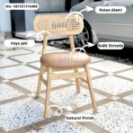 Kursi Cafe Kayu Jati & Rotan