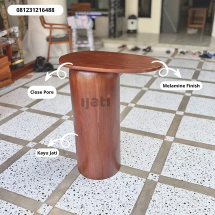 Jual Meja Kopi Jati Minimalis Meja Samping Desain Modern