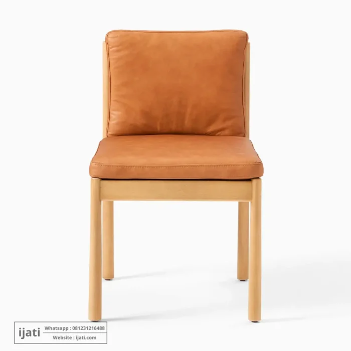 Kursi Japandi Bantalan Tebal Nyaman untuk Ruang Makan & Cafe