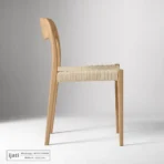 Kursi Makan Scandinavian Dudukan Anyam Tali Kertas