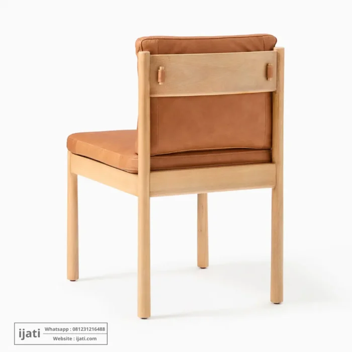 Kursi Japandi Bantalan Tebal Nyaman untuk Ruang Makan & Cafe