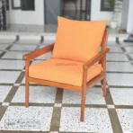 Kursi Armchair Kayu Jati Mid-Century Modern