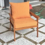Kursi Armchair Kayu Jati Mid-Century Modern