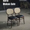 Kursi Makan Cafe Aesthetic Rangka Jati – Finishing Salak & Dudukan Empuk