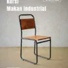 Kursi Makan Cafe Industrial Rangka Besi Hollow Kuat untuk Coffee Shop & Restoran