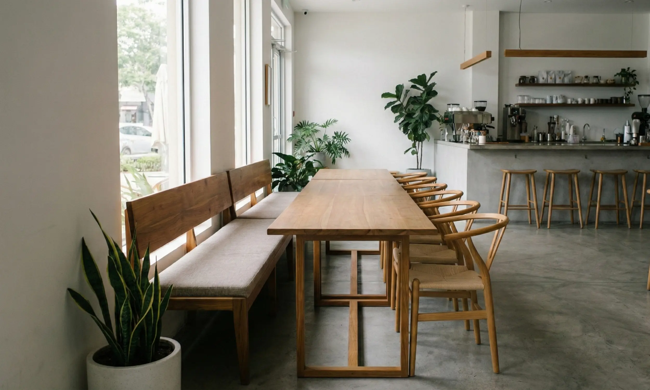 Bench (Kursi Panjang) Minimalis Berbahan Solid