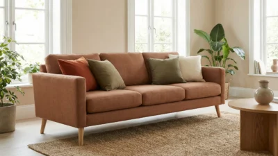 Sofa Scandinavian Warna Earth Tone