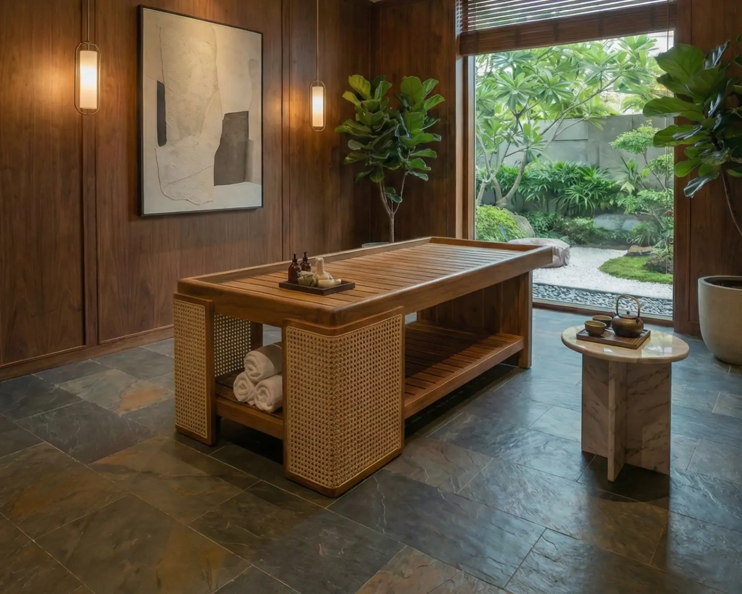 Inspirasi Desain Massage Bed Kayu Jati