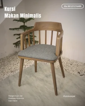 Kursi Makan Jati Minimalis Modern Scandinavian