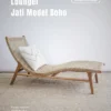 Sun Lounger Jati Minimalis Boho Style