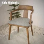 Kursi Cafe Minimalis Kayu Jati Modern